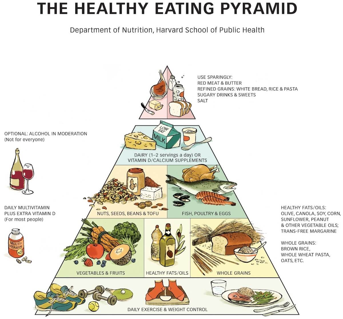 pyramide alimentaire saine