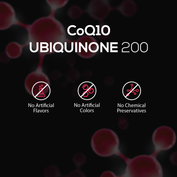 CoQ10 Ubiquinone 200mg - Image 6