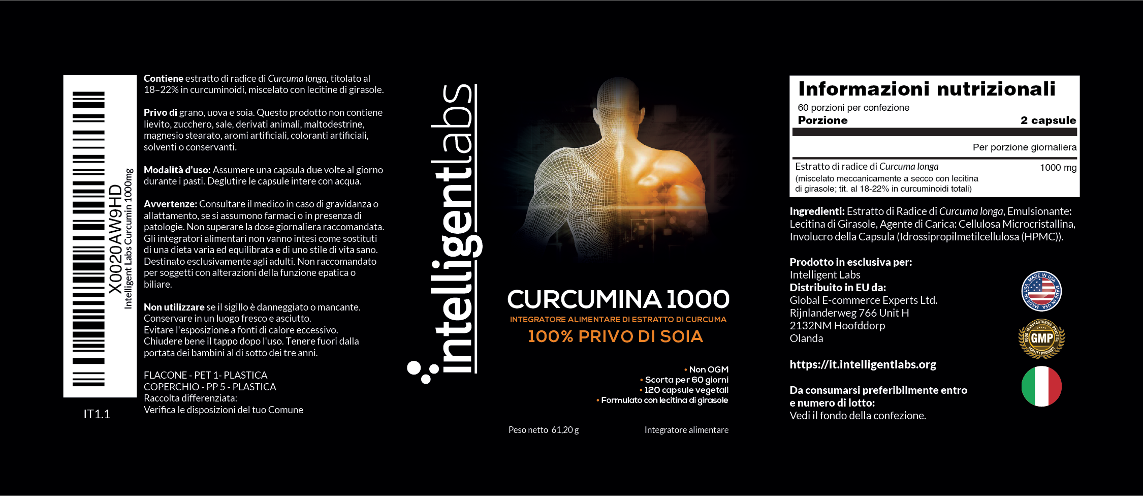 Curcumina 1000 mg - immagine 3