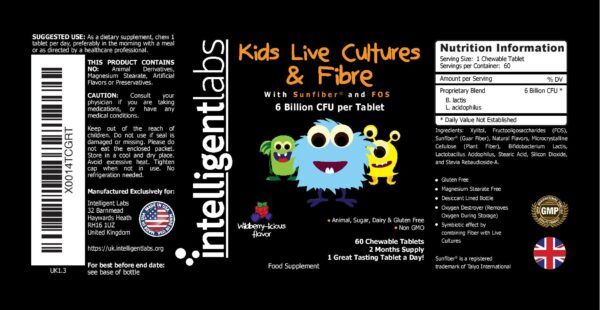 Kids' Live Cultures and Fibre - Image 2