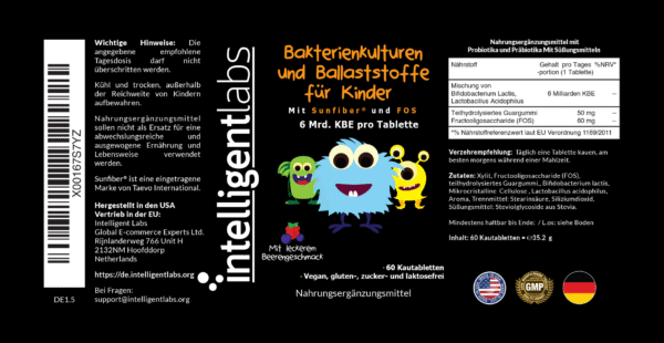 Colture vive con fibre per bambini - immagine 2