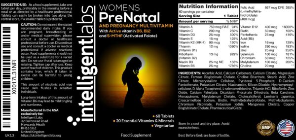 Women's Prenatal Pregnancy Multivitamin - Image 2