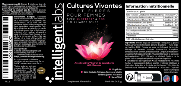 Cultures vivantes avec fibres pour femmes – Image 2