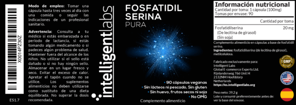 Fosfatidilserina 100mg - Imagen 2