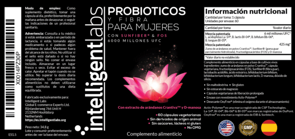 Probióticos con Prebióticos para Mujeres - Imagen 2
