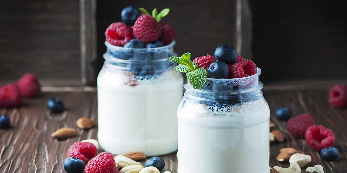 comida feliz - yogures con frutos