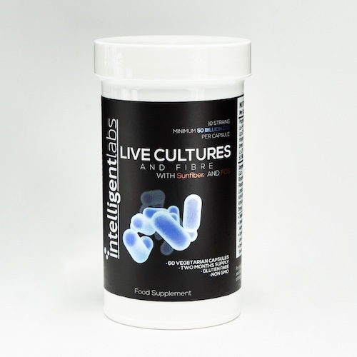 bottle of intelligent labs live cultures