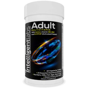 Garrafa de suplemento multivitamínico da Intelligent Labs
