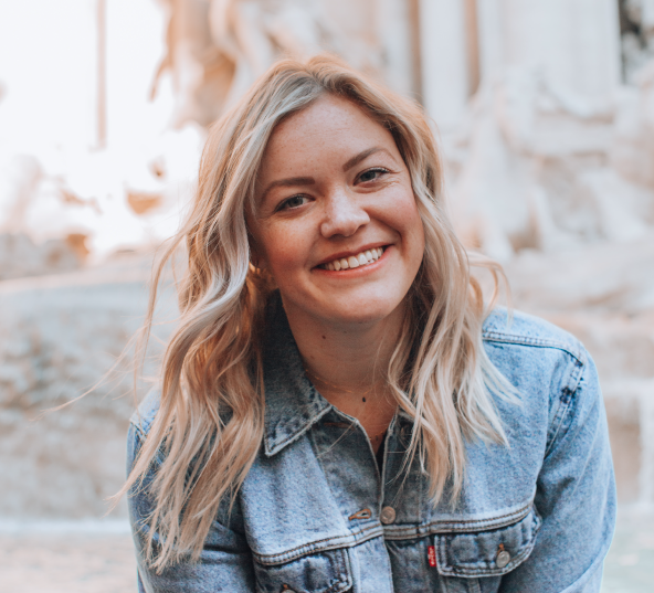 woman smiling
