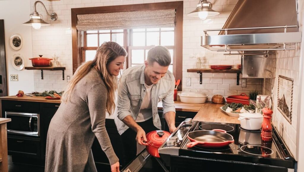 dividir la cocina en zonas