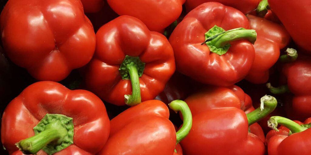 Rode paprika’s