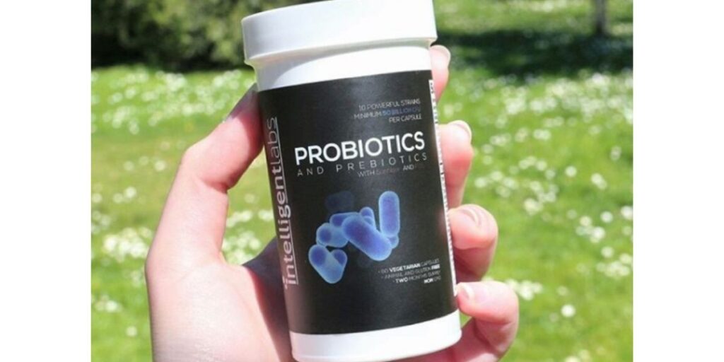 Probiotici per adulti di Intelligent Labs con 50 miliardi di UFC, integratore con 10 ceppi di probiotici