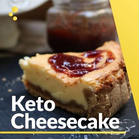 Keto-Käsekuchen