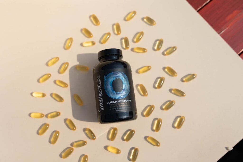 gélules d'oméga-3 ultra pure