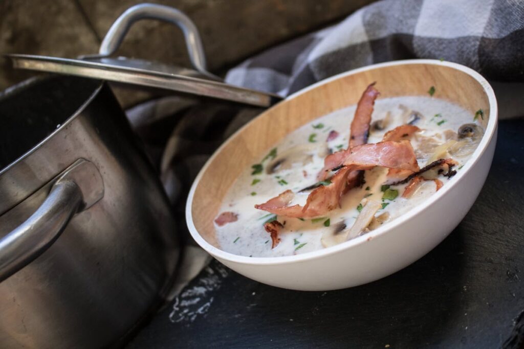 keto mushroom bacon soup recipe keto mushroom bacon soup recipe