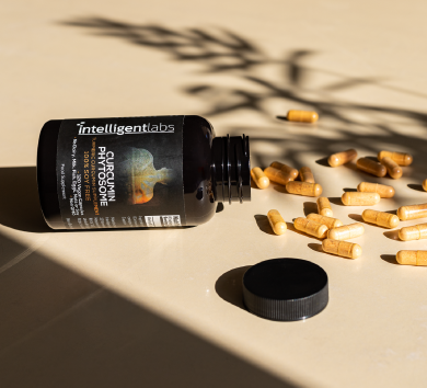 curcumin phytosome bottle and capsules