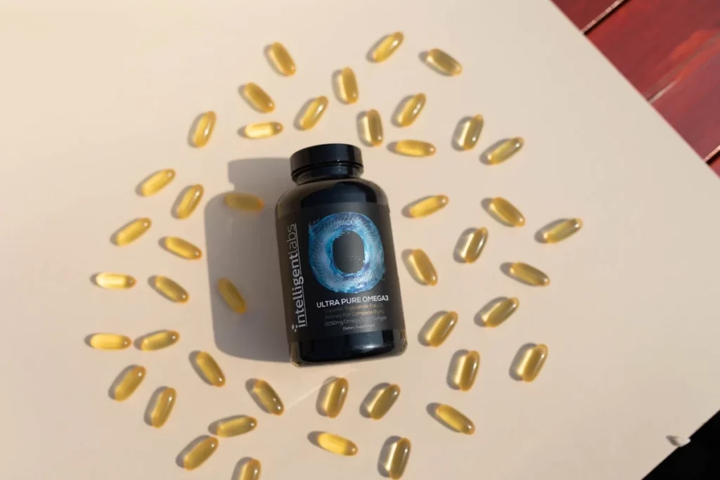 Intelligent Labs Omega-3-Nahrungsergänzungsmittel mit Softgel-Kapseln