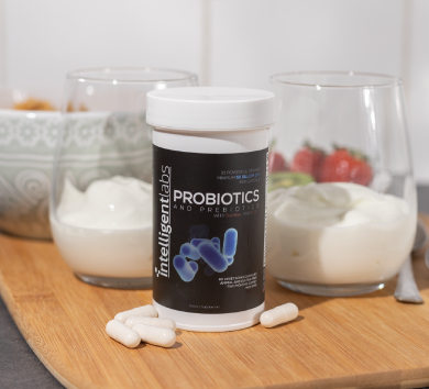Confezione di probiotici