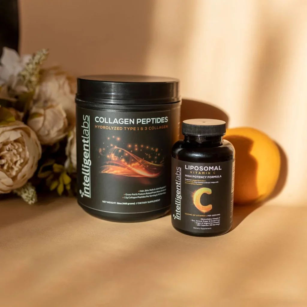 vitamine c liposomal avec collagène pour la peau