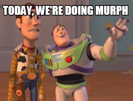 Woody und Buzz Lightyear machen ein Murph Meme