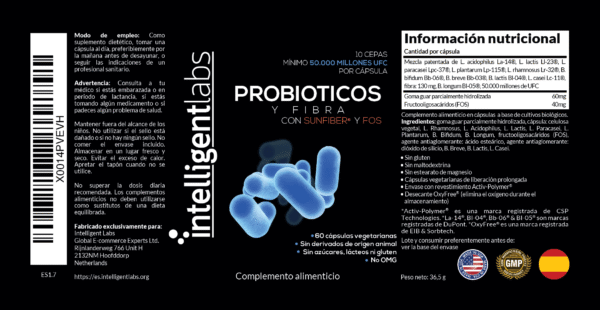 Probióticos com Fibras Para Adulto - Image 2